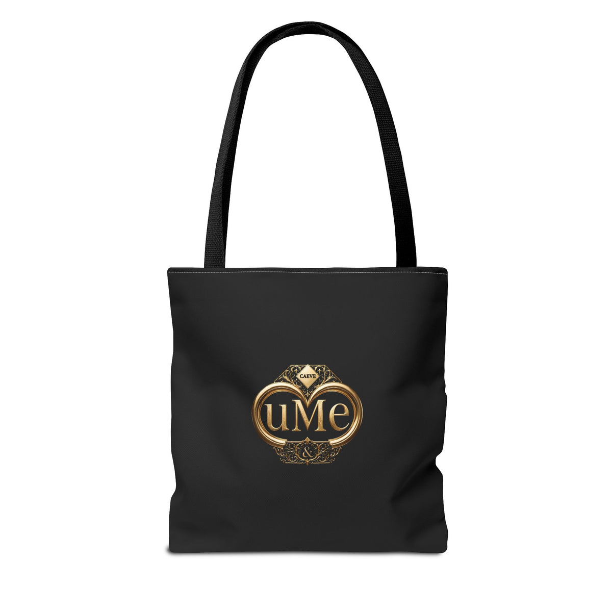 Gold Emblem Tote Bag — Black UME Crest Print