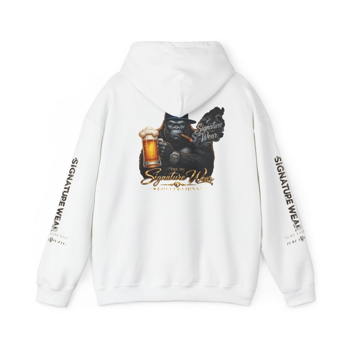Signature Wear Gorilla Graphic Hoodie — Black, White, Sand & More