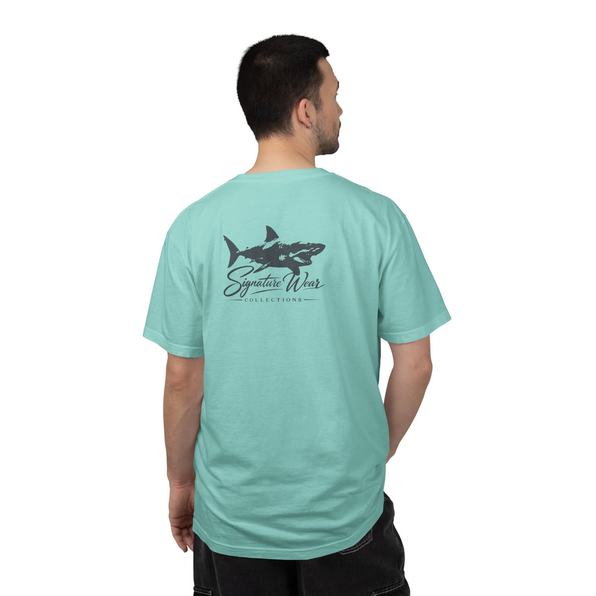 Signature Wave Shark Graphic T-Shirt — Coastal Surf Casual Tee | White, Black & More