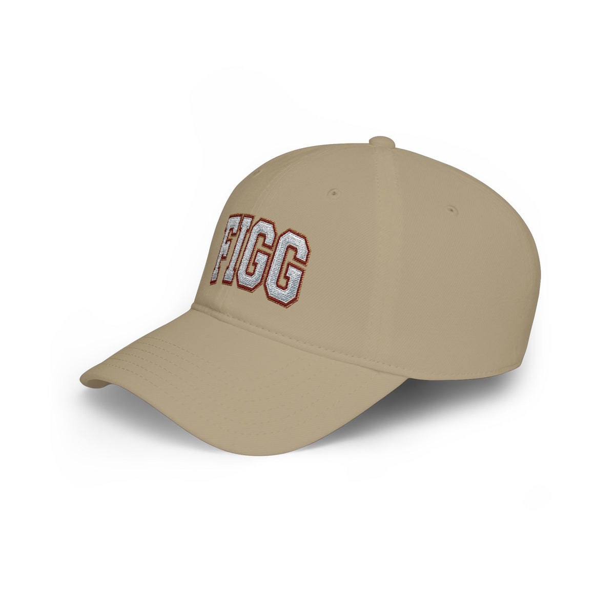 FFiGG Embroidered Low Profile Baseball Cap — Red, Navy, Black & More