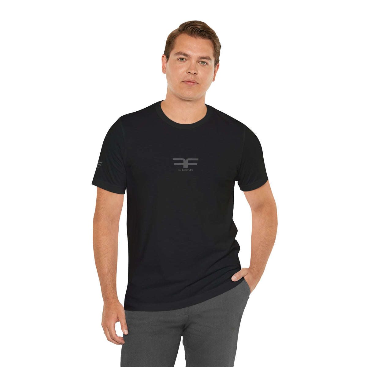 FFiGG Minimalist Logo T-Shirt — Black, White & More