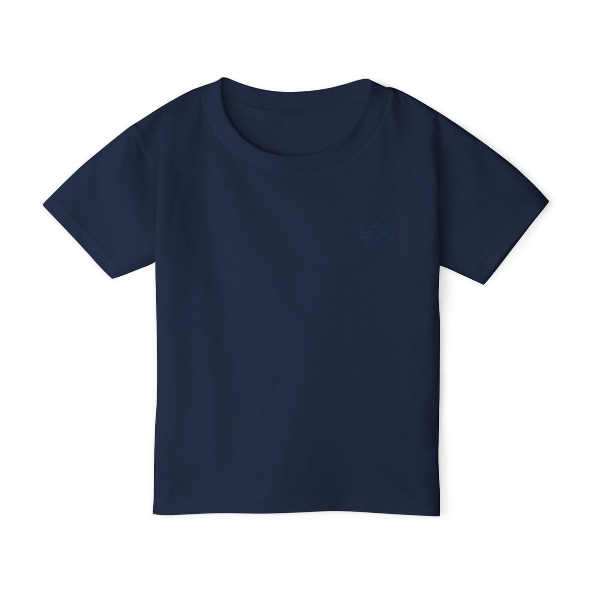 Toddler T‑Shirt — Minimal Shark Sketch Kids Tee