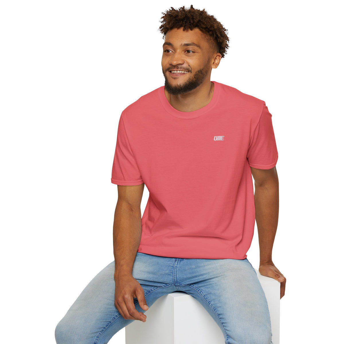 UME Retro Logo T‑Shirt — Multi-Color Minimal Sporty Graphic Tee