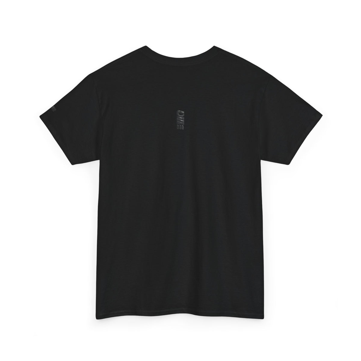 Minimalist Micro Logo Tee - White Cotton Casual Shirt