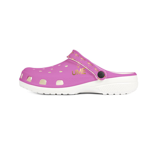 UME Fuchsia Pink EVA Foam Clogs — Lightweight Water-Resistant Slip-On Shoes