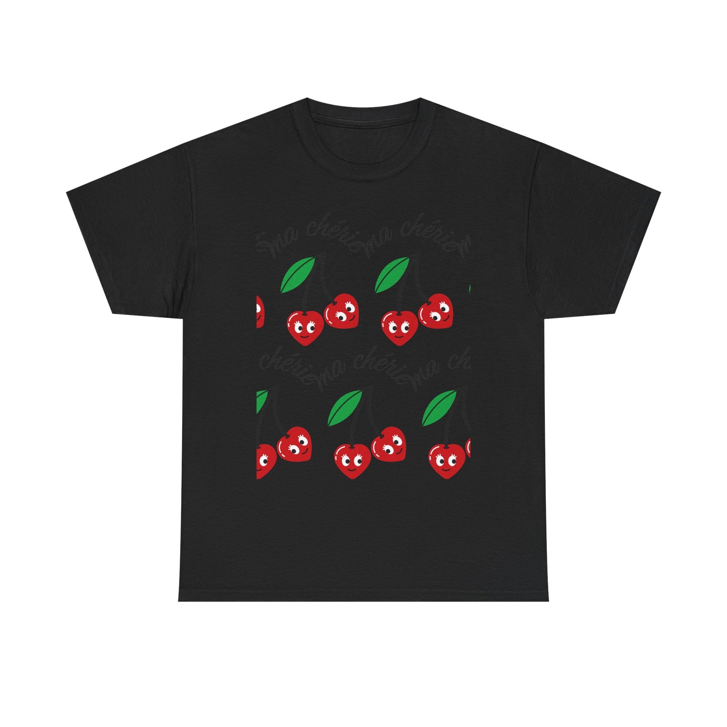 Cherry Pattern T‑Shirt — Cute Cherie Graphic Tee