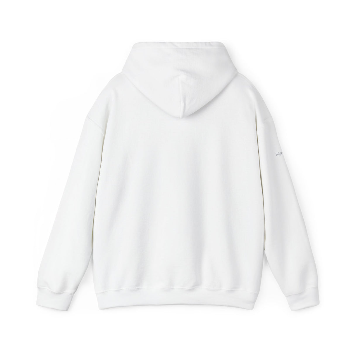 Minimal shark design Hoodie — Small Chest Outline Hoodie