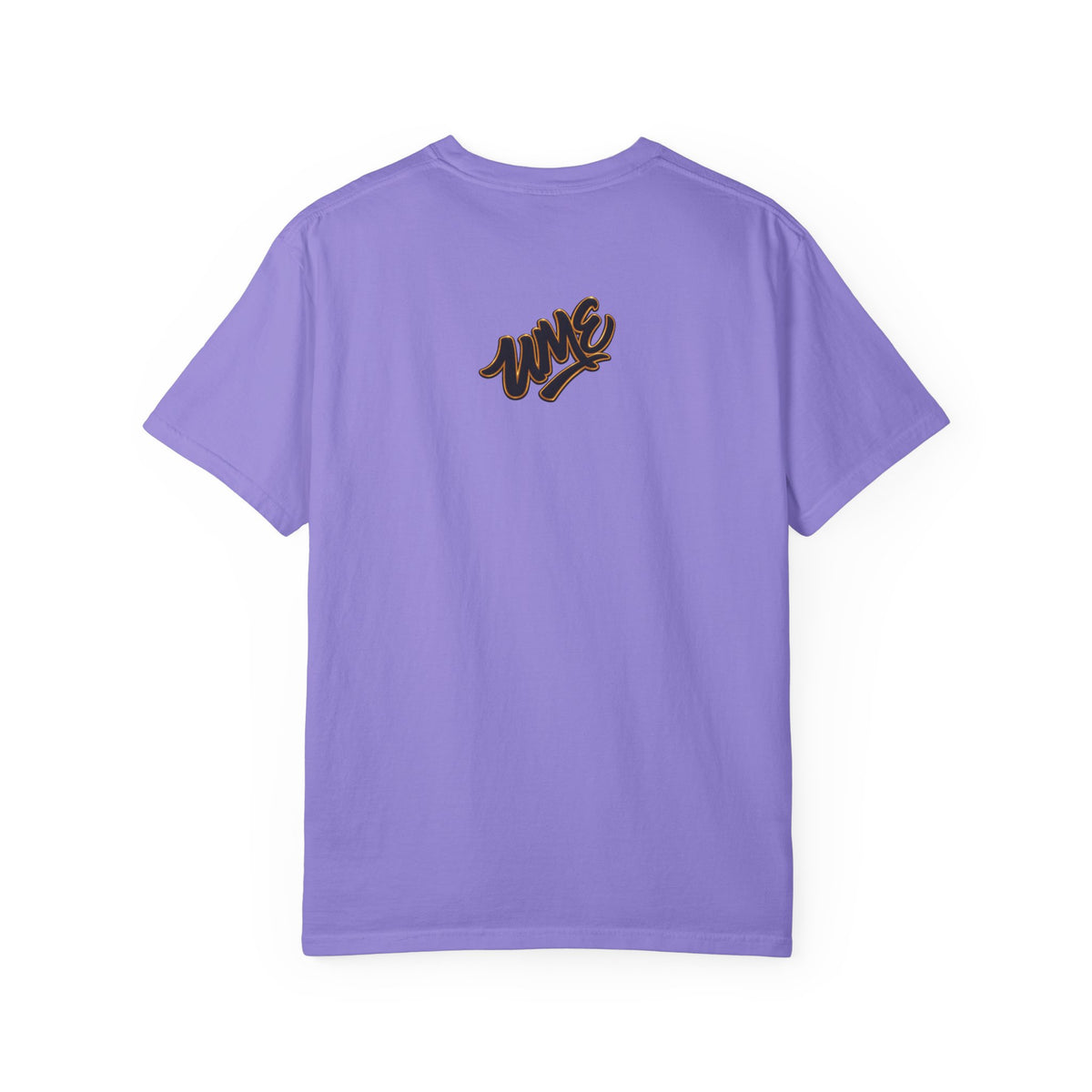 Garment-Dyed Heavyweight Tee — UME Black Logo Front & Back
