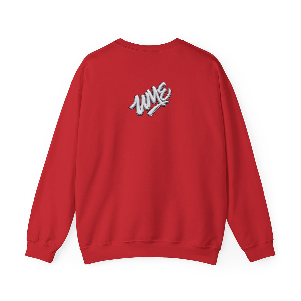 Crewneck Sweatshirt — UME White Logo All-Over Print