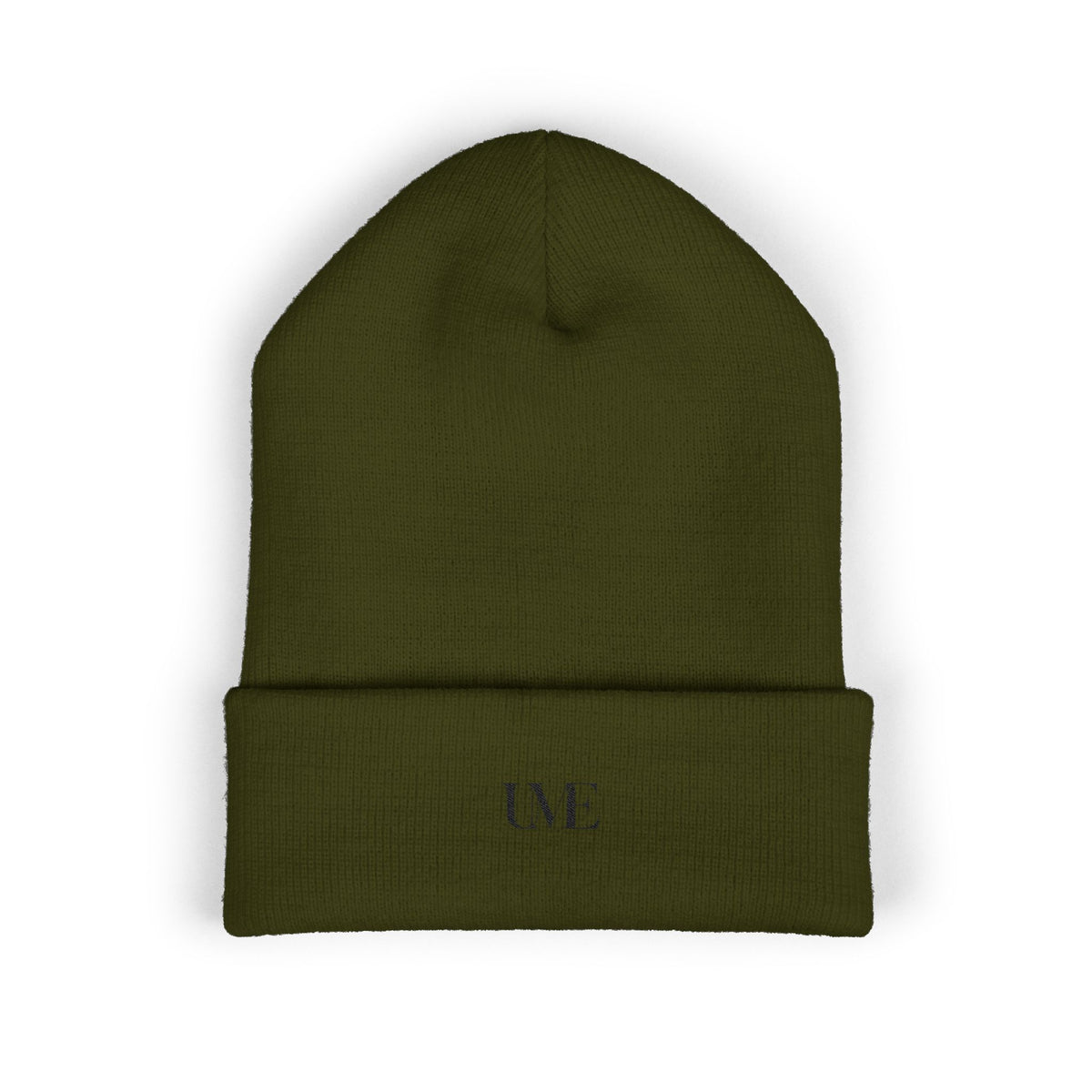 UME Embroidered Cuffed Beanie — White, Red & More Colors