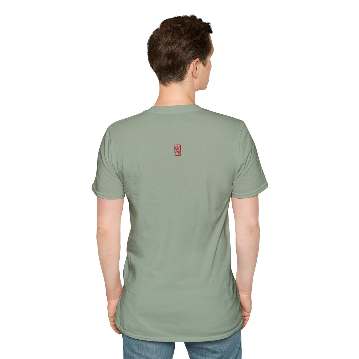 Minimalist Tiny Logo T-Shirt — Navy, White & More Base Colors