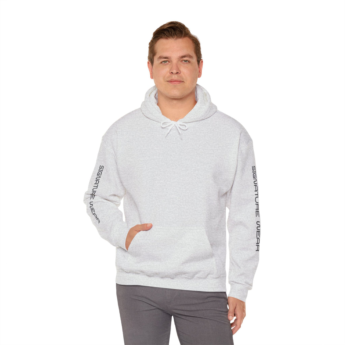 Signature Wear Graphic Hoodie — White, Black, Sand & More
