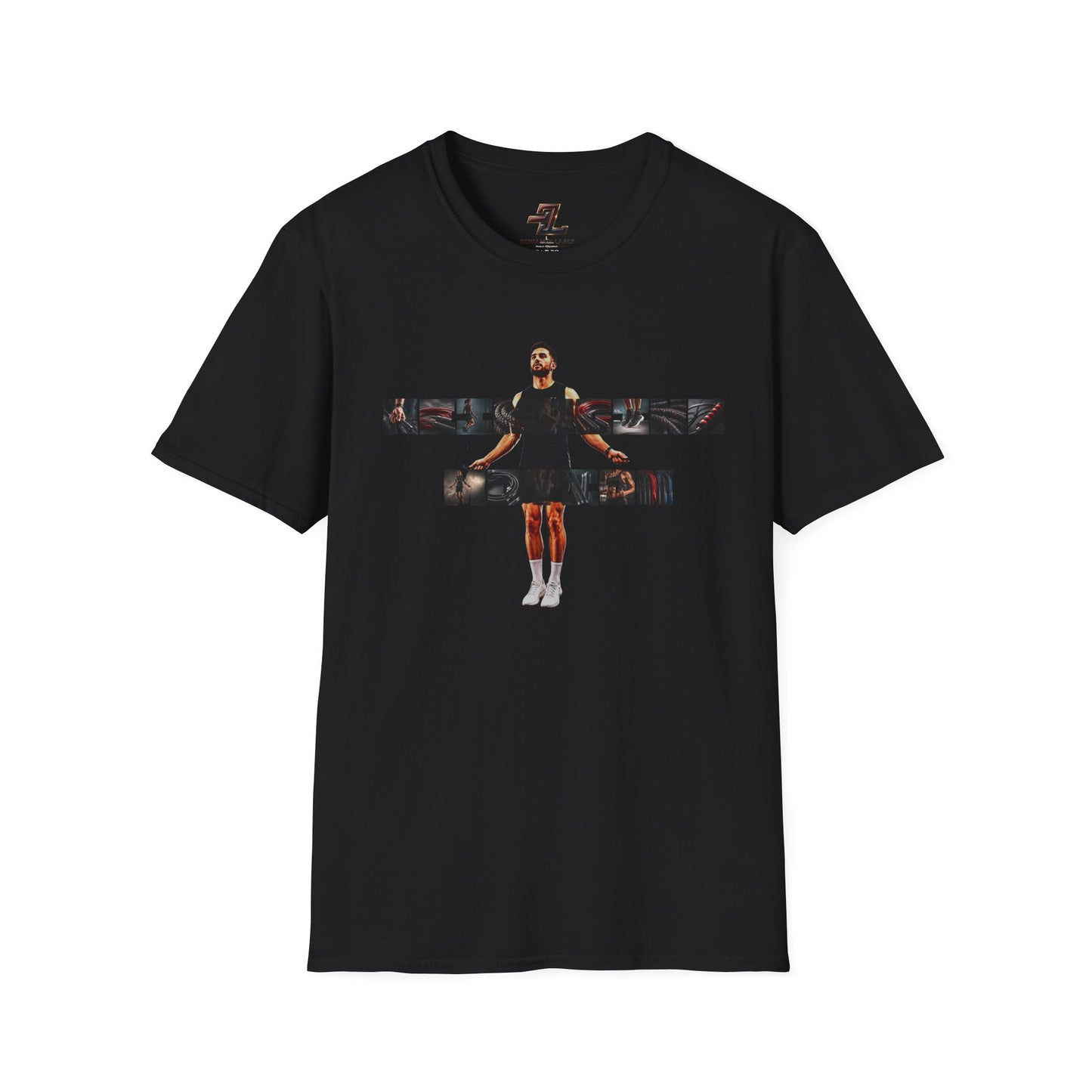 The Grind Graphic Tee — Cinematic Athlete Collage