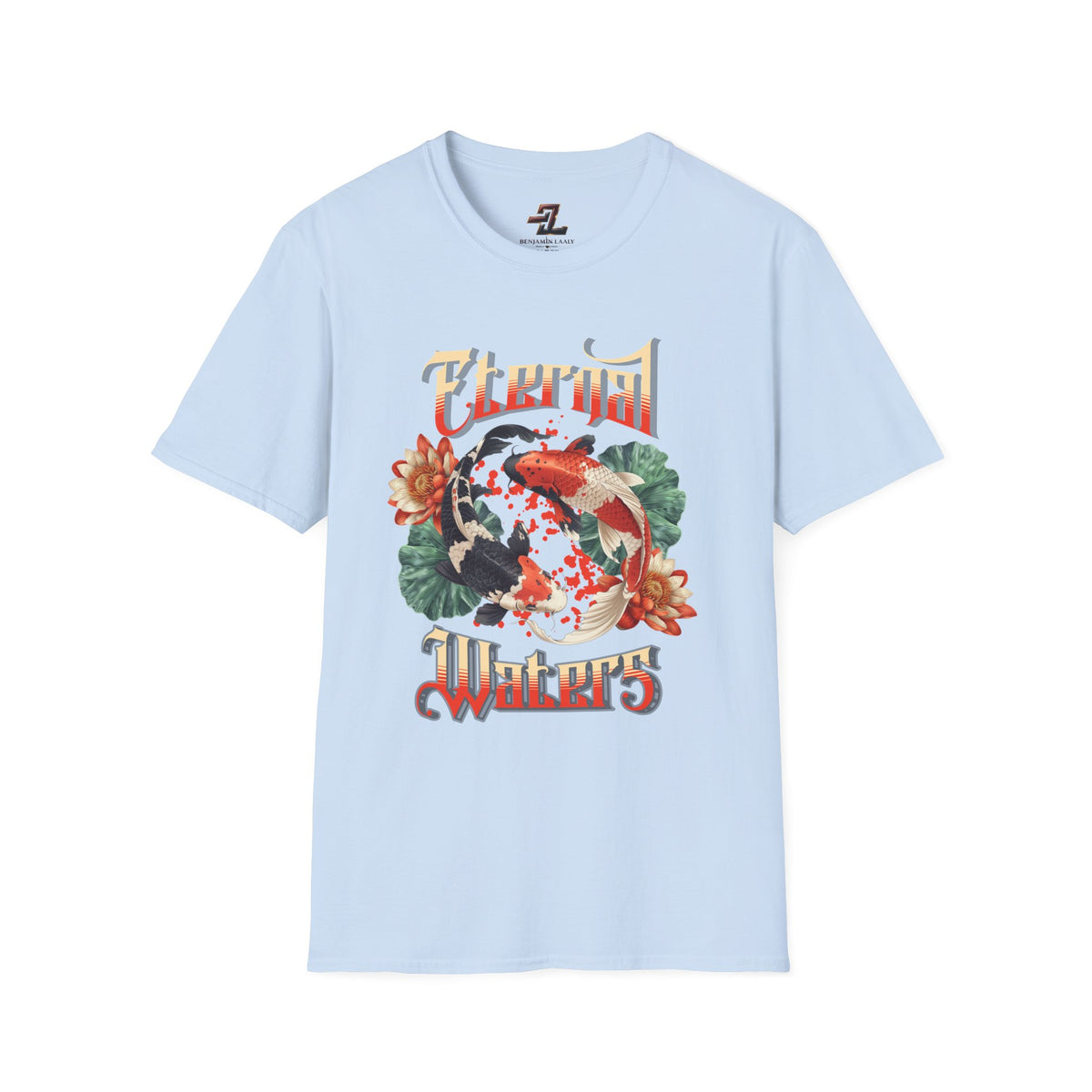 Eternal Waters T‑Shirt — Koi Pond Floral Graphic Tee