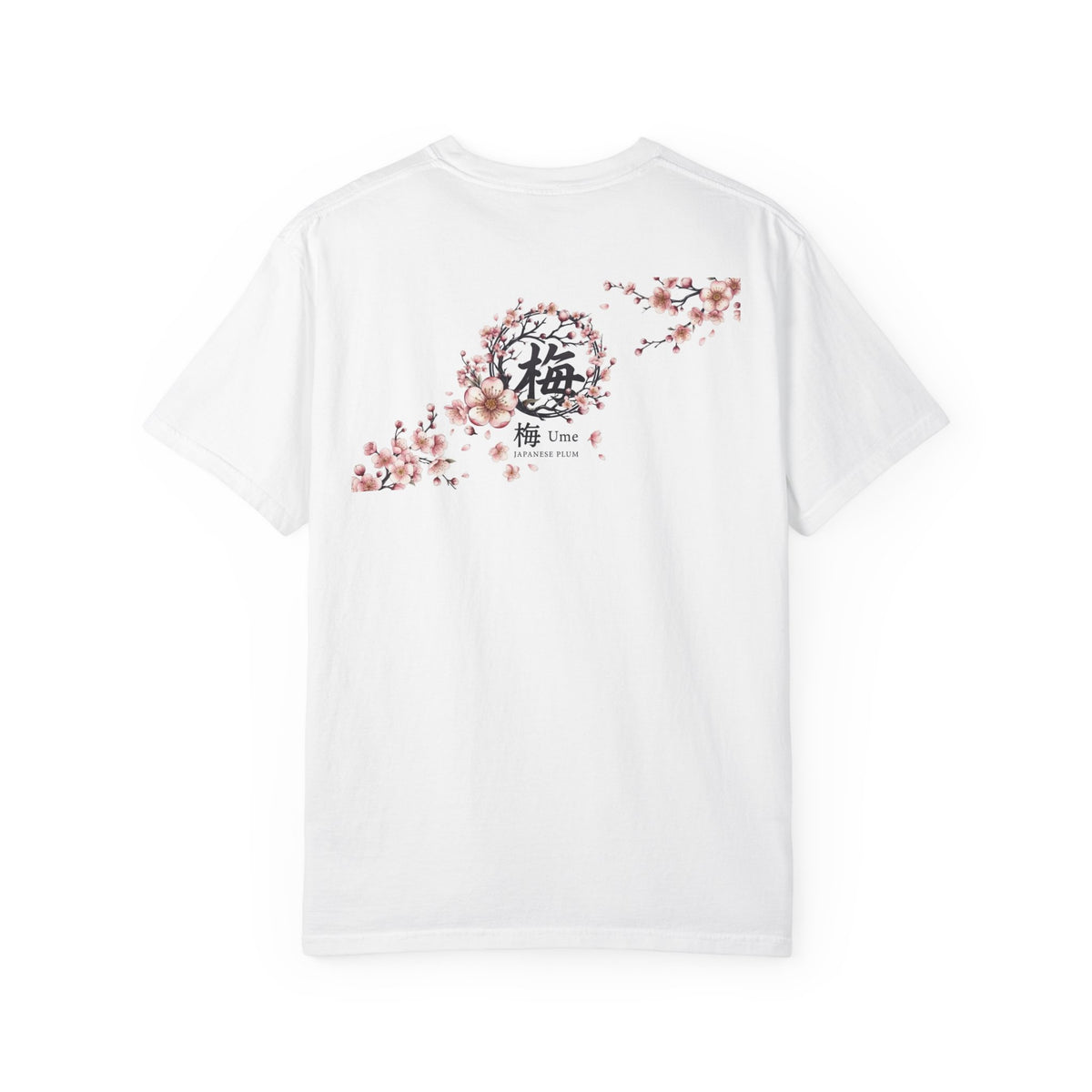 Plum Blossom 'Ume' T-Shirt — White Japanese Ume Blossom Floral Tee