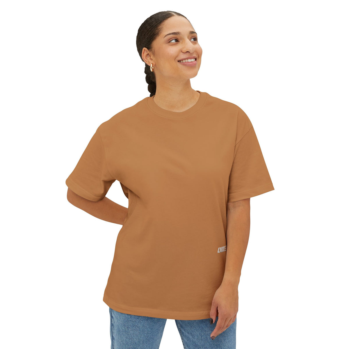 Oversized Boxy T-Shirt — Multi-Color Minimal Graphic