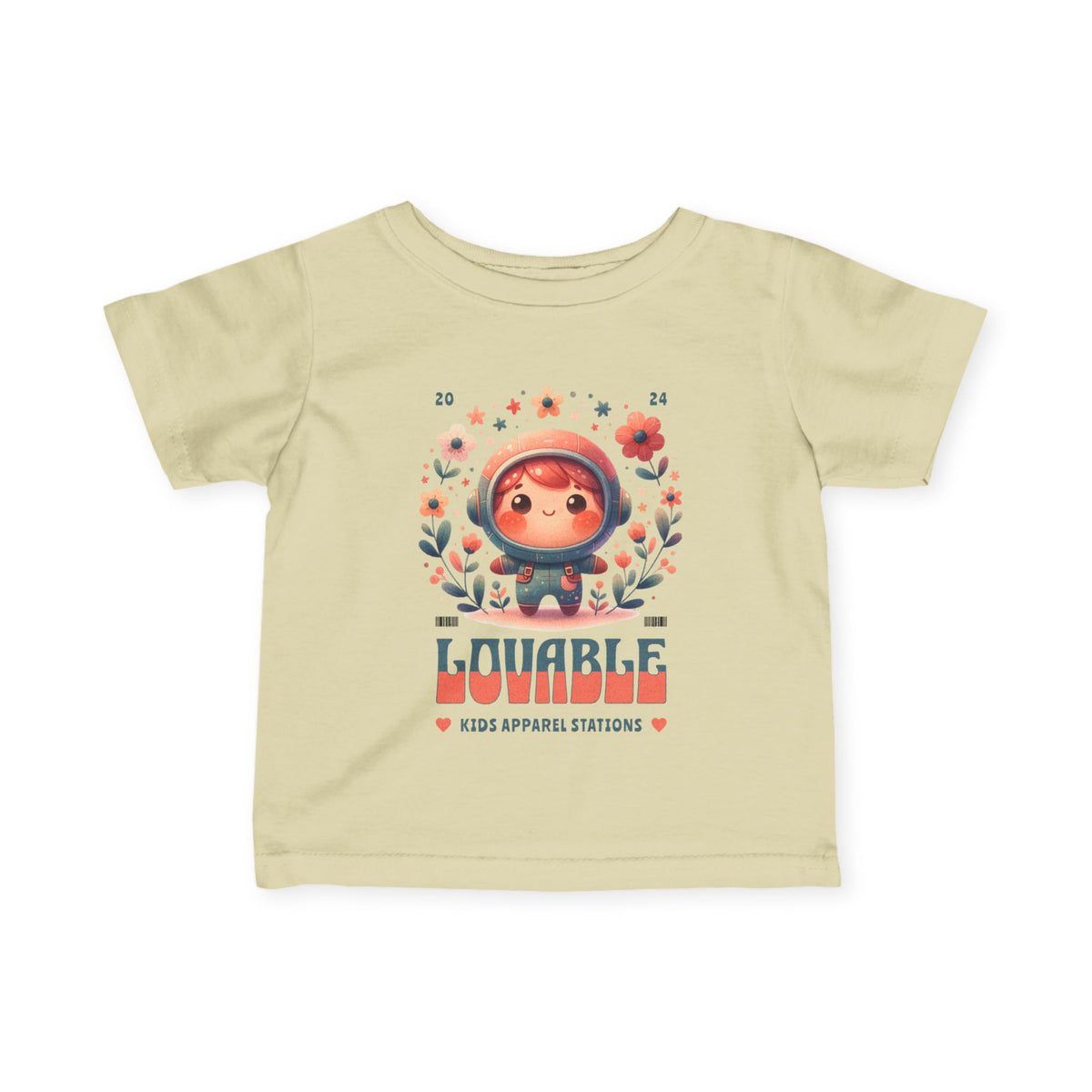 Lovable Astronaut Infant Tee — Cute Space Baby Graphic Baby Shirt