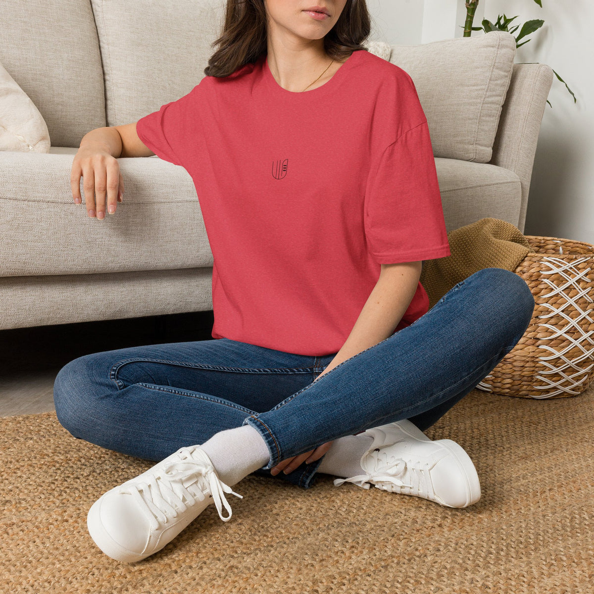 Minimal UME Graphic T-Shirt – Coral Silk & More Colors