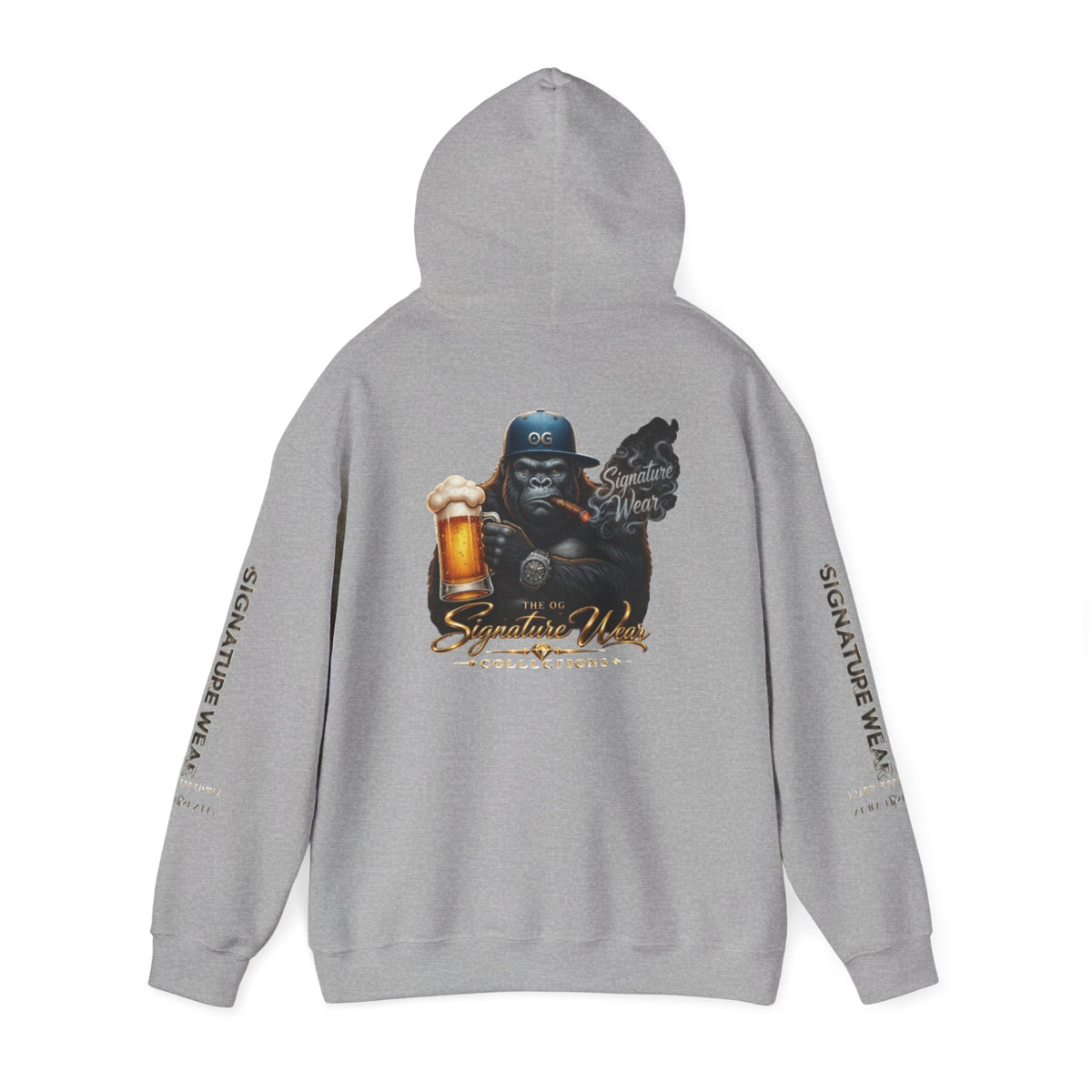 Signature Wear Gorilla Graphic Hoodie — Black, White, Sand & More