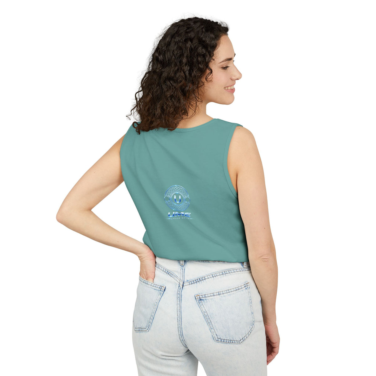 Garment-Dyed Tank Top — UME Activewear Logo