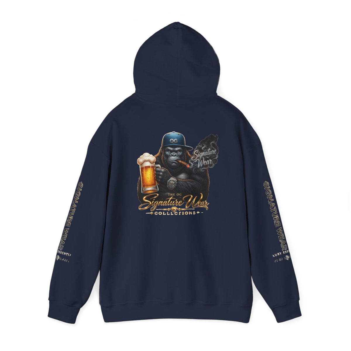 Signature Wear Gorilla Graphic Hoodie — Black, White, Sand & More
