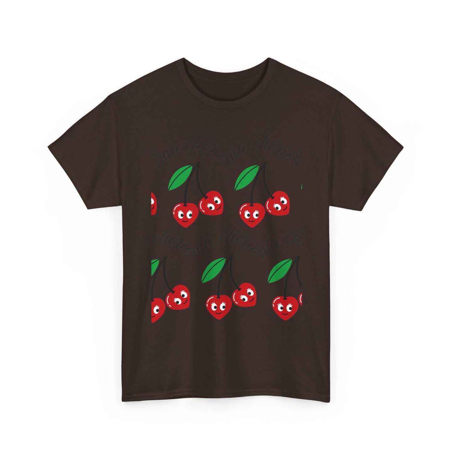 Cherry Pattern T‑Shirt — Cute Cherie Graphic Tee