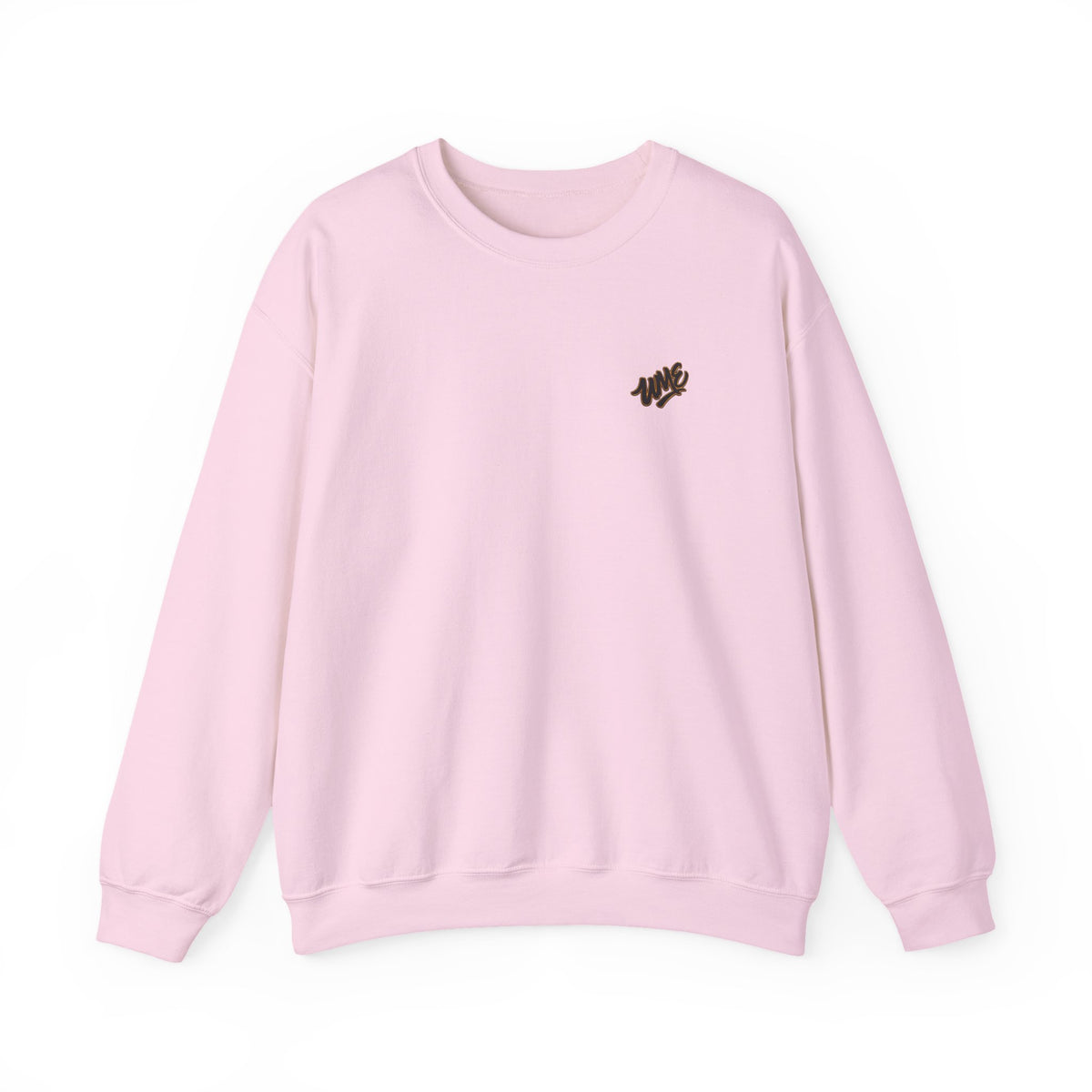 Crewneck Sweatshirt — UME Black Logo All-Over Print