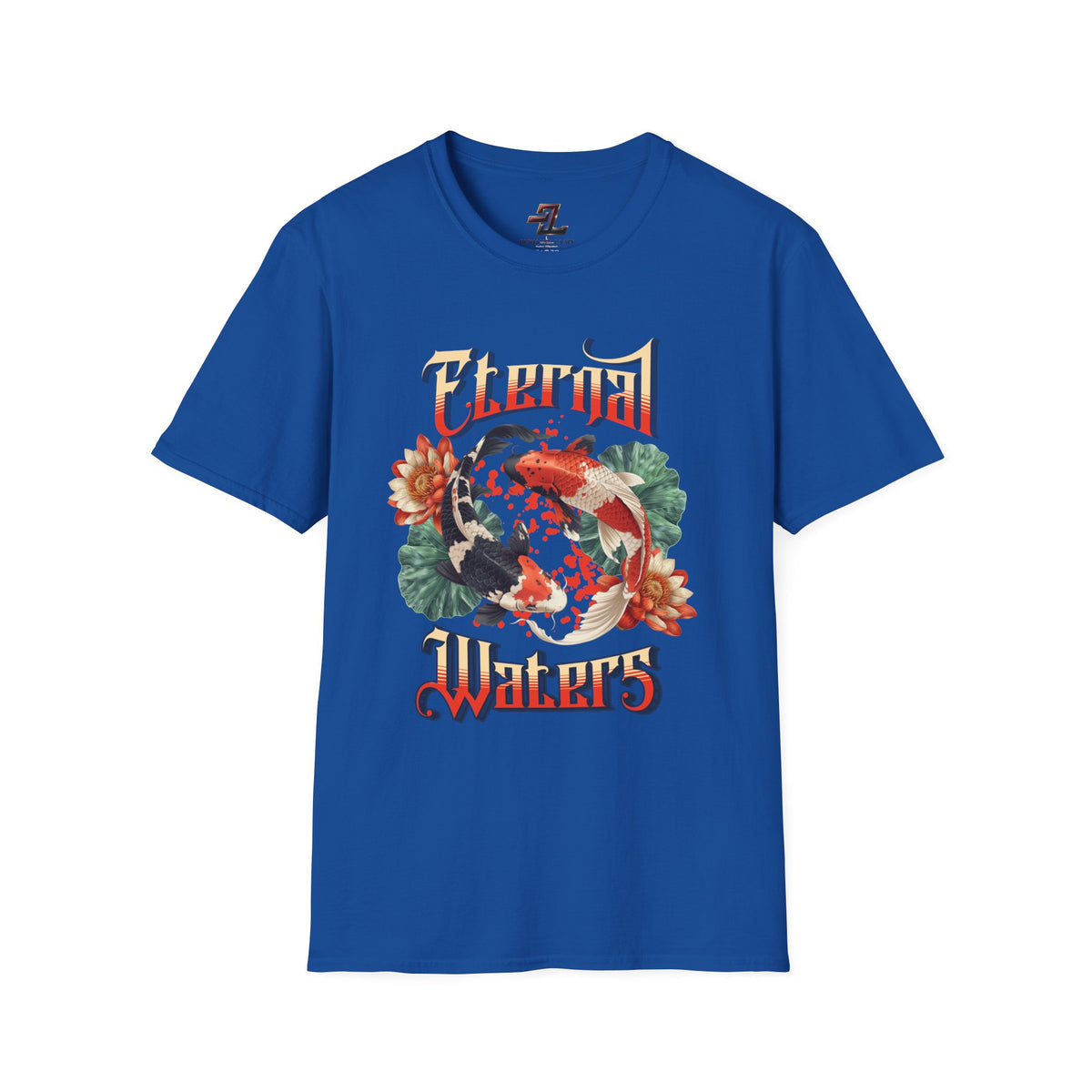 Eternal Waters T‑Shirt — Koi Pond Floral Graphic Tee