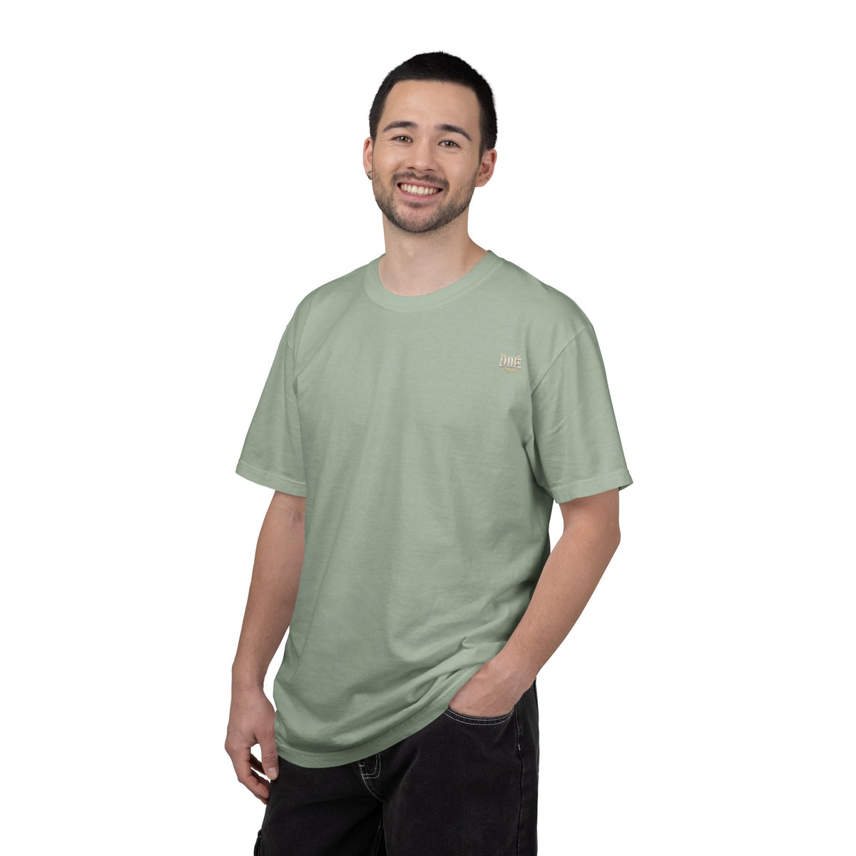 Vintage Dime Graphic T-Shirt — Small Chest & Back Logo
