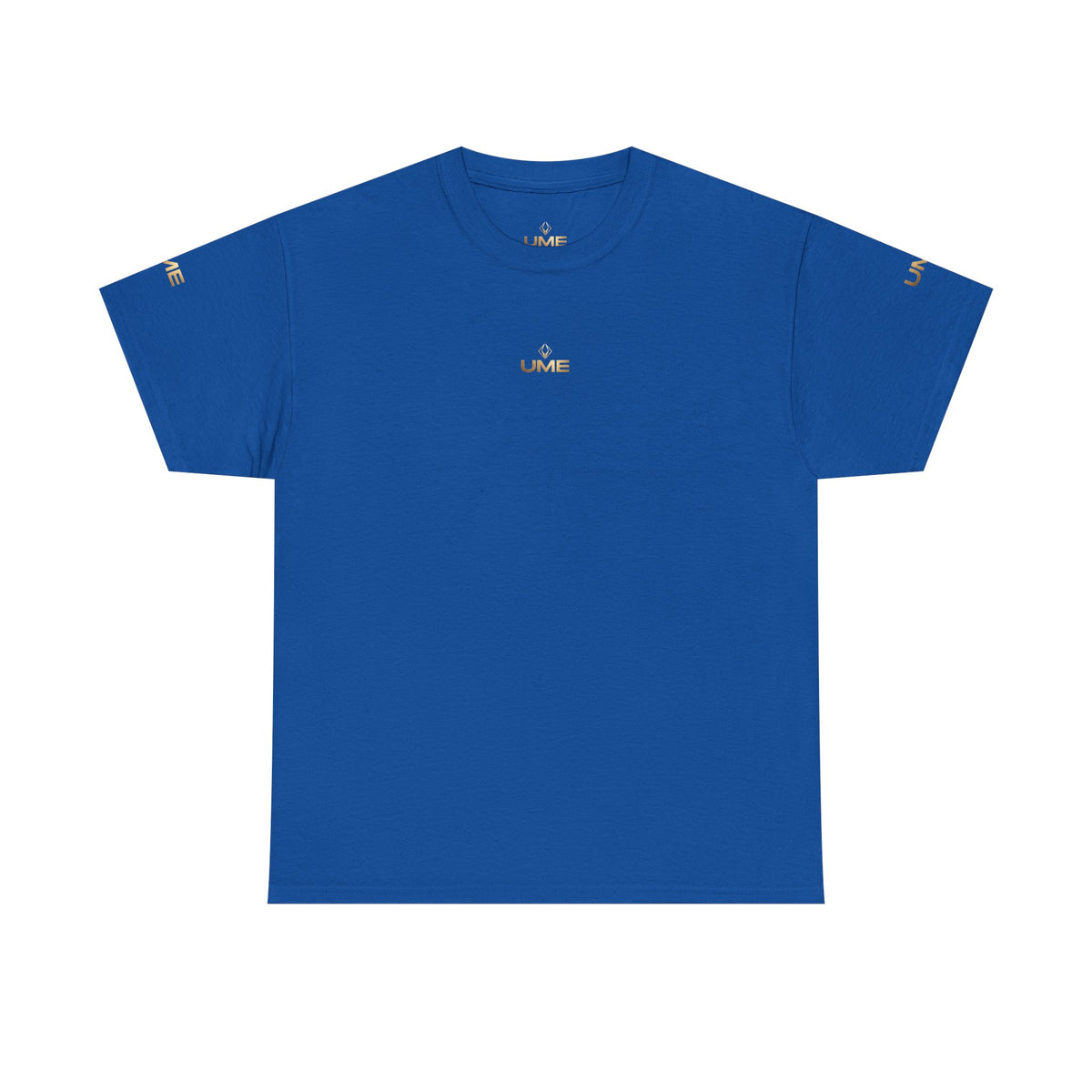 UME Gold Logo T-Shirt – Vertical Back Print Unisex Tee