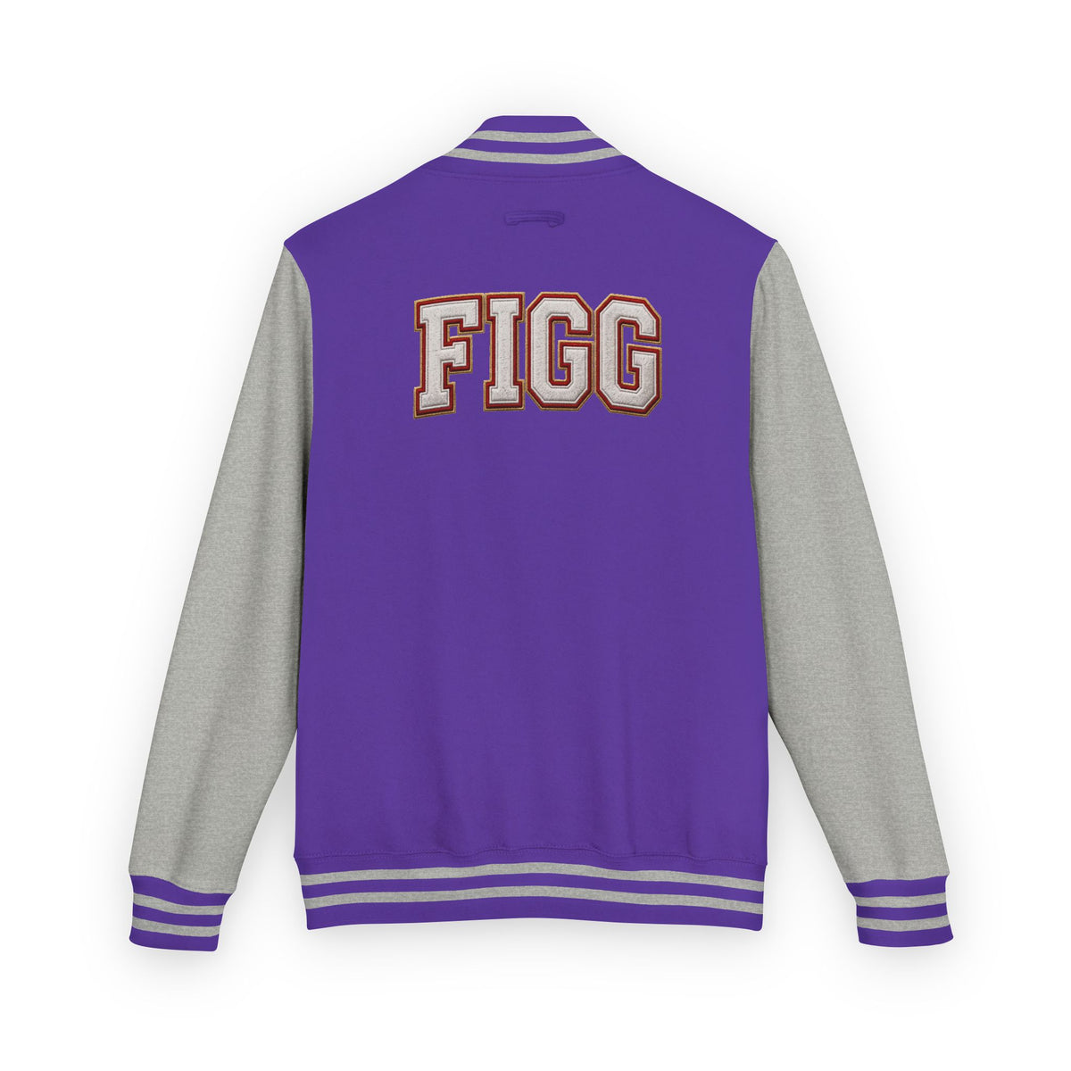 FIGG Letterman Jacket — Burgundy, Black, Navy & Bright Colors