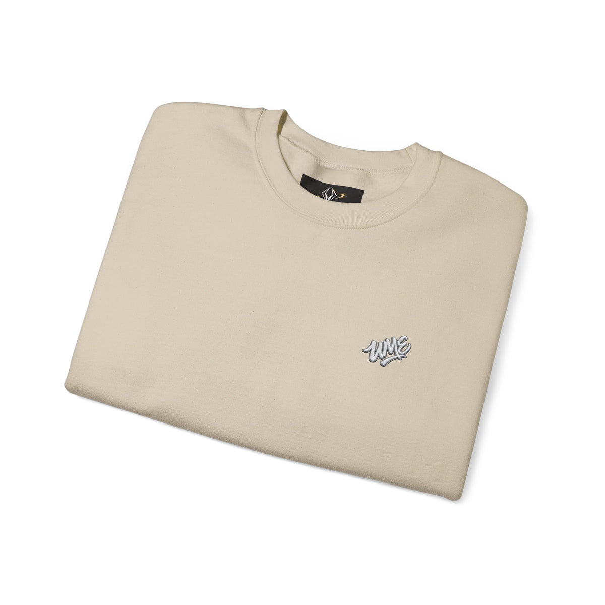 Crewneck Sweatshirt — UME White Logo All-Over Print