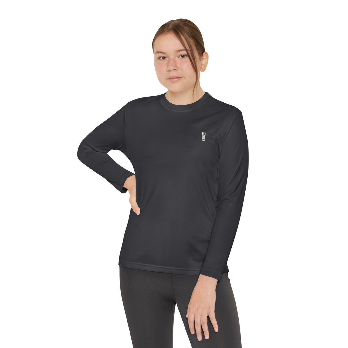 Youth Long-Sleeve Performance Tee — Multi-Color Athletic Top