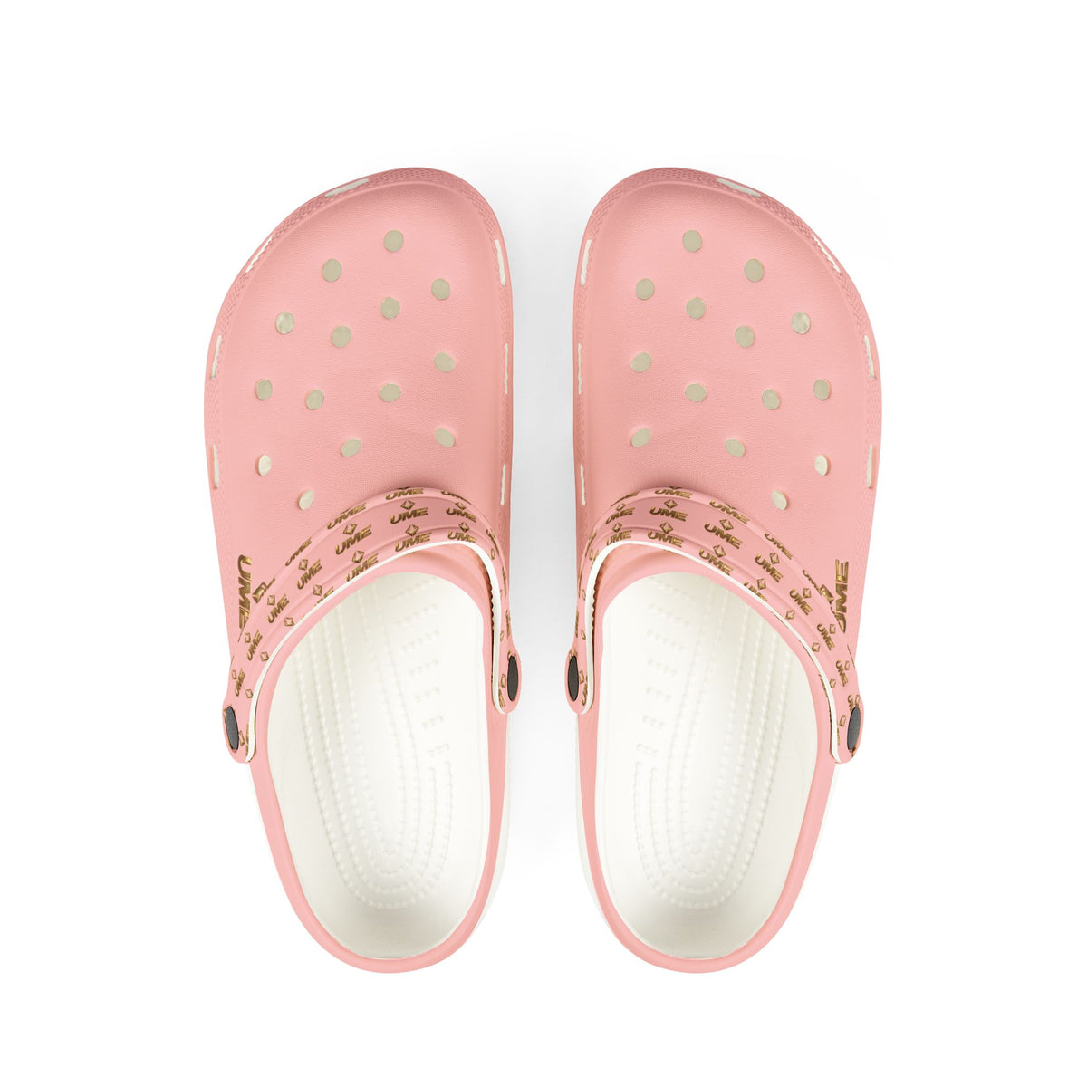 Peach All-Over Print EVA Foam Clogs — Slip-On Shoes