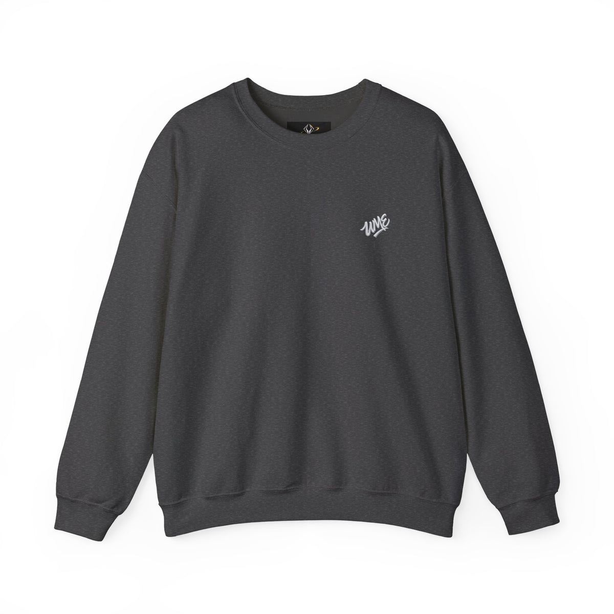 Crewneck Sweatshirt — UME White Logo All-Over Print