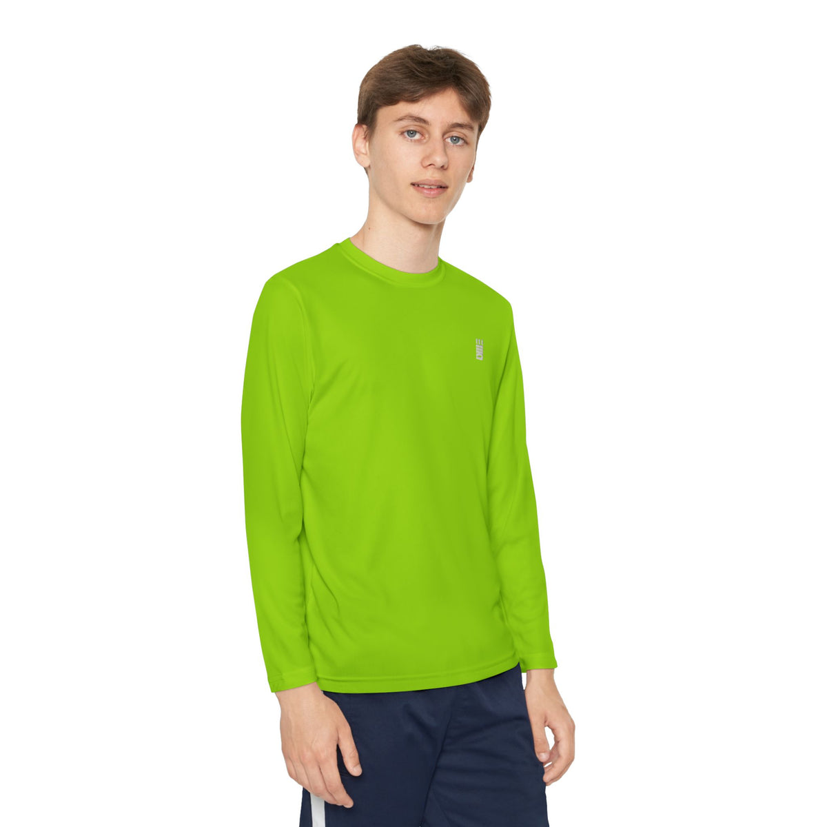 Youth Long-Sleeve Performance Tee — Multi-Color Athletic Top