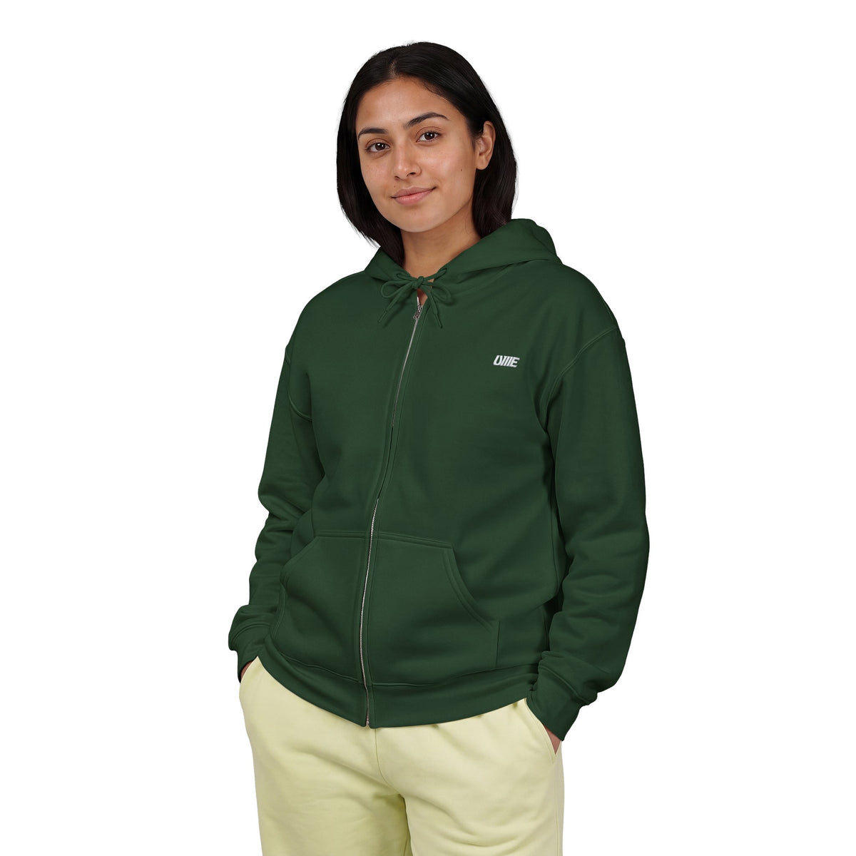 UME Multi-Color Full-Zip Hoodie — Heavy Blend Embroidered Sweatshirt