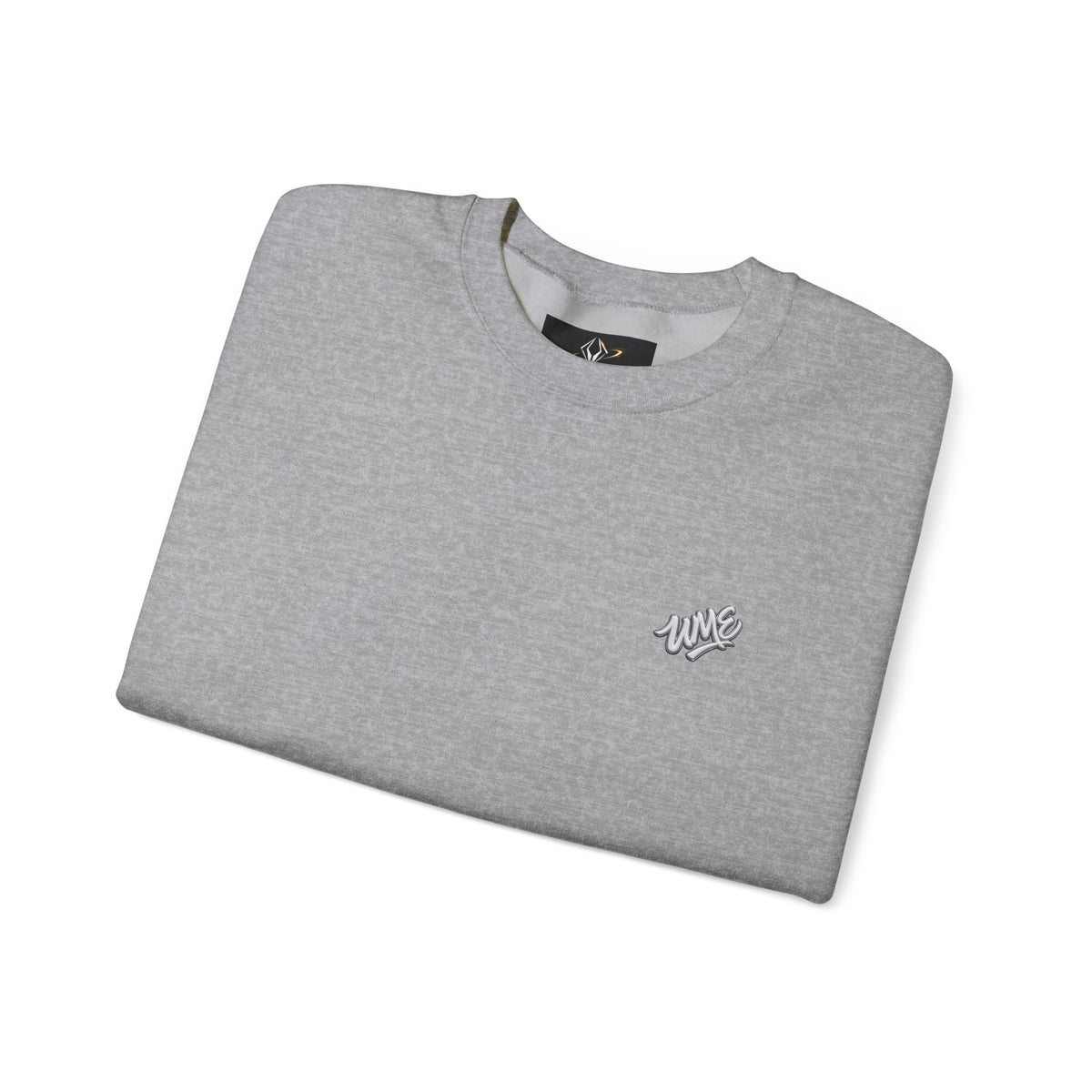 Crewneck Sweatshirt — UME White Logo All-Over Print
