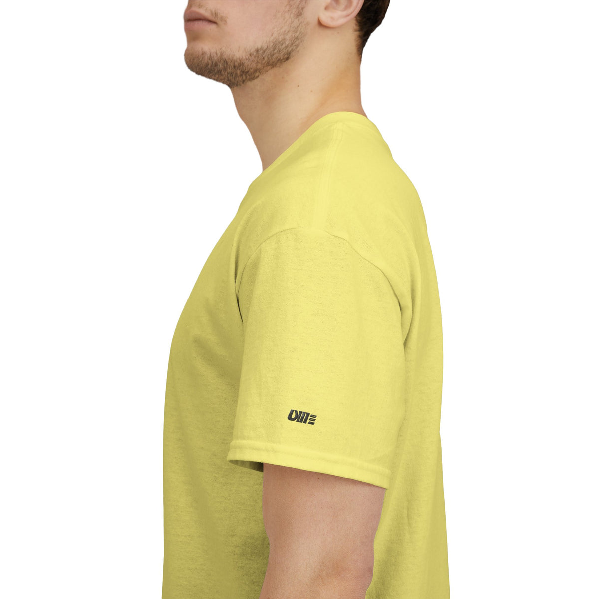 Minimalist Micro Logo Tee - White Cotton Casual Shirt