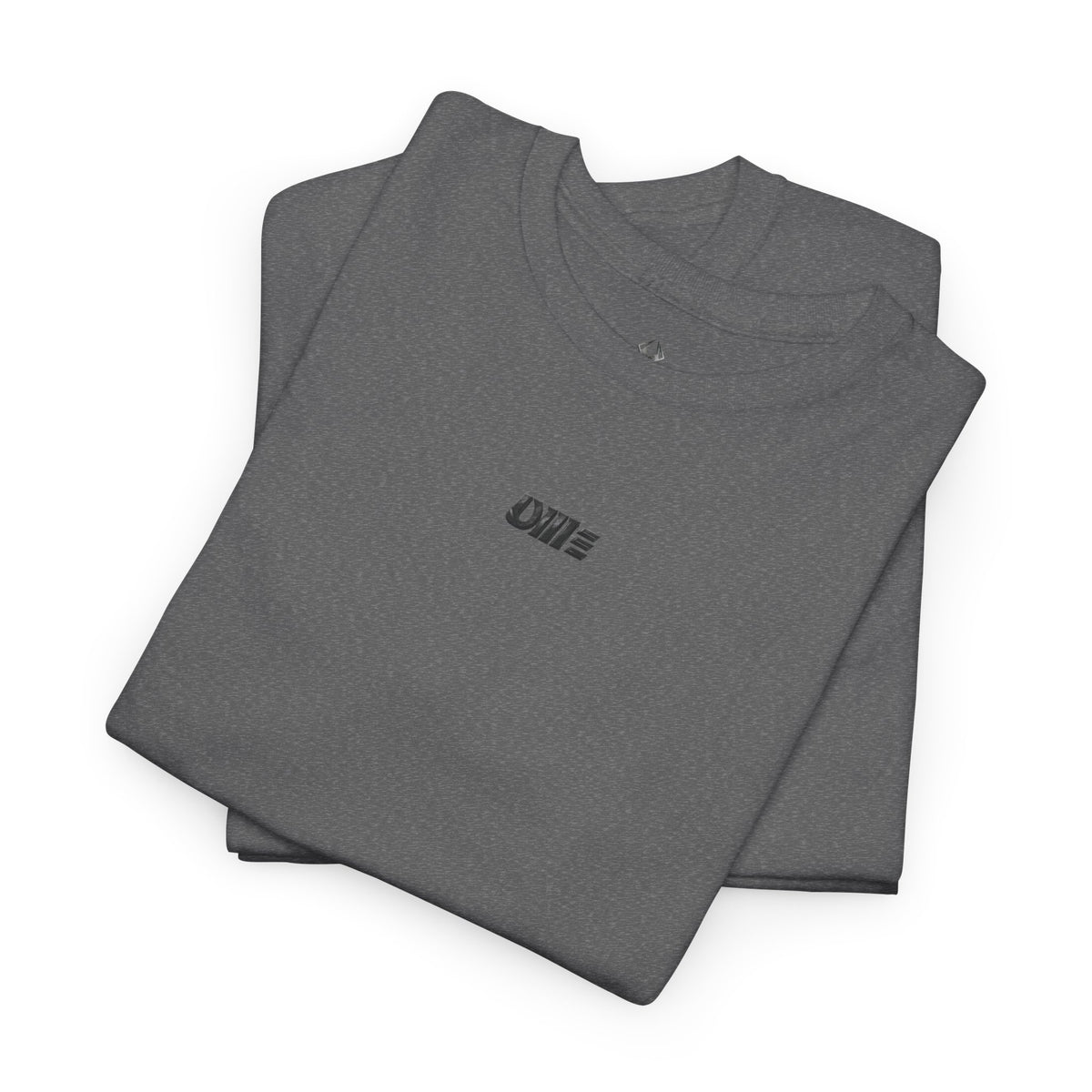 Minimalist Micro Logo Tee - White Cotton Casual Shirt
