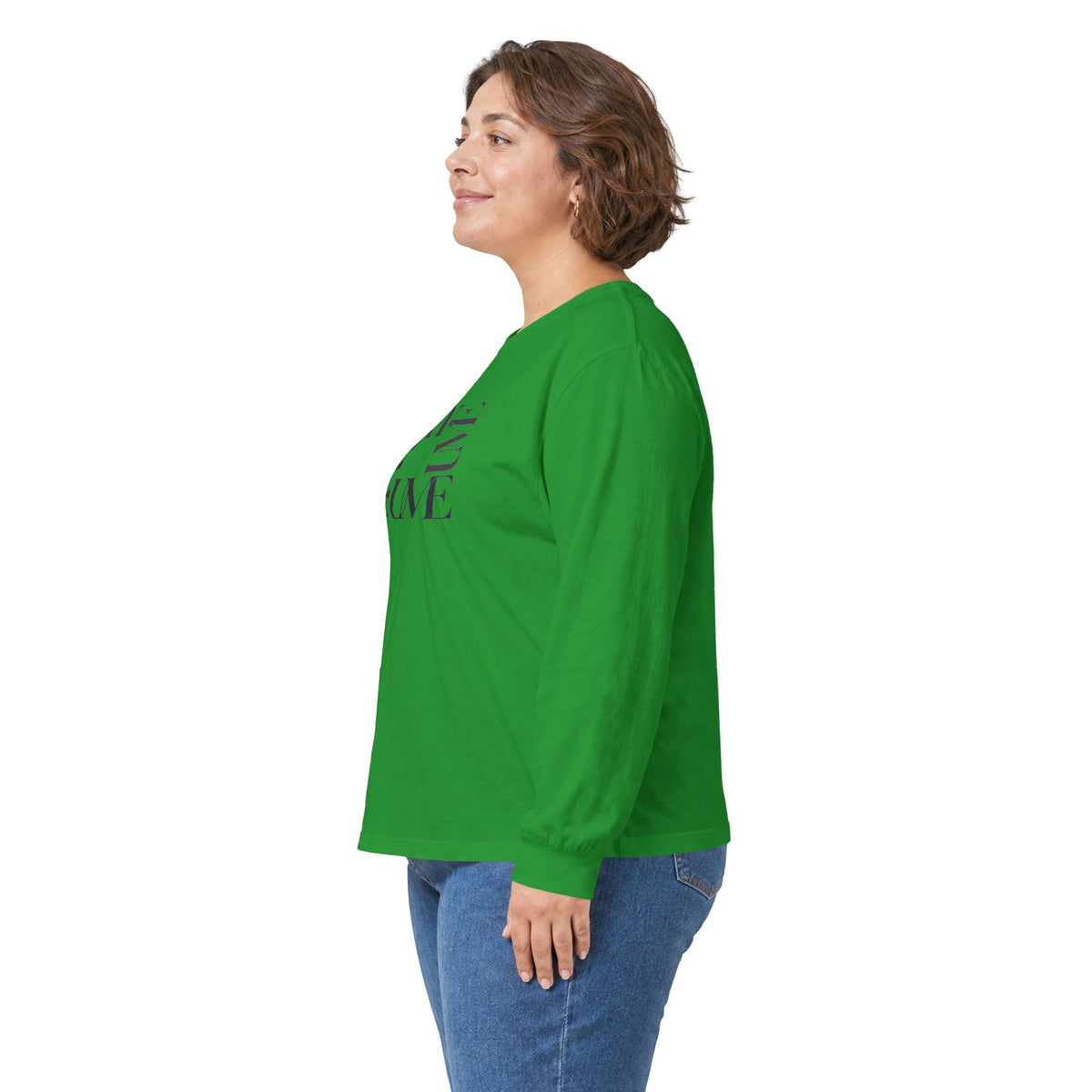 UME Typography Long Sleeve Tee — White, Black & More Colors