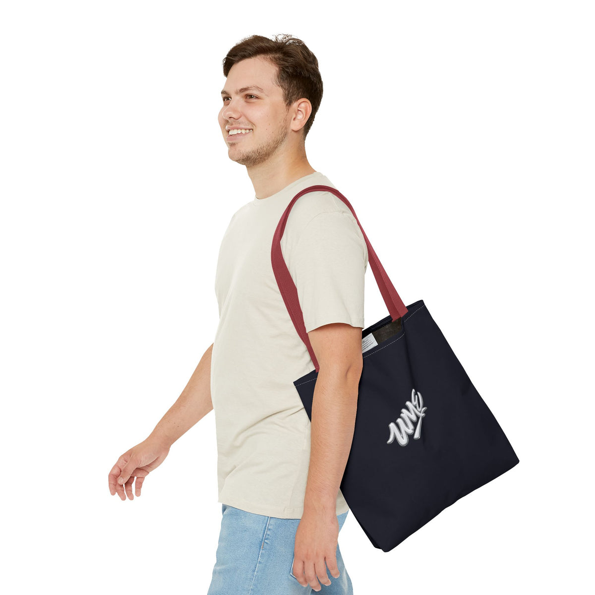 Tote Bag — UME White Logo Streetwear Carryall