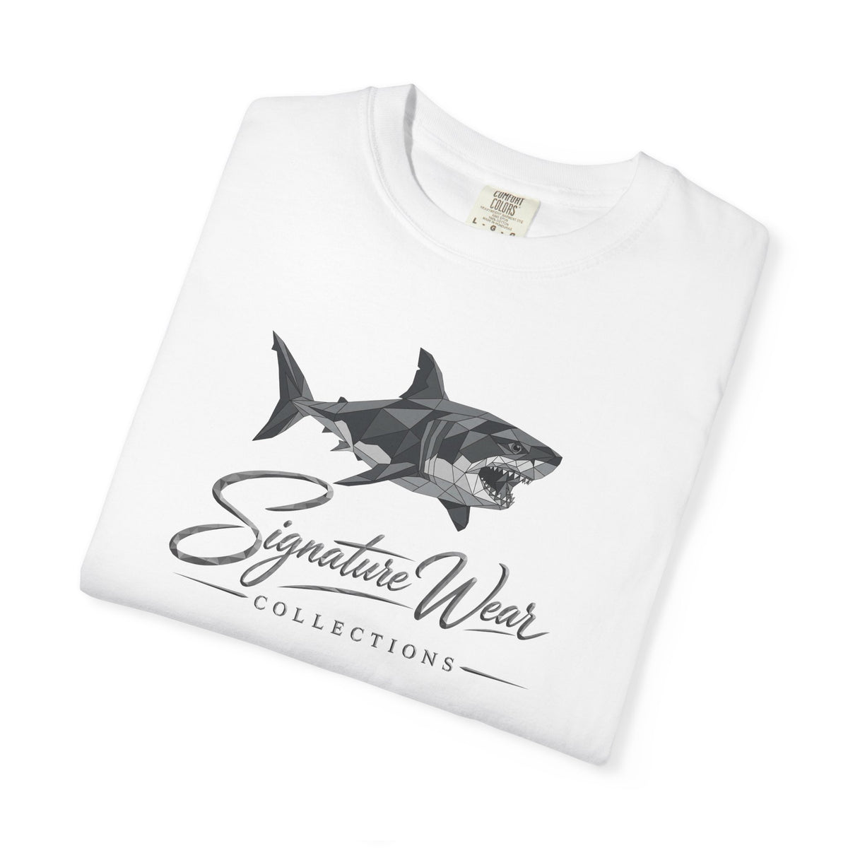 Signature Wear Shark Graphic T-Shirt — White, Black & More Colors