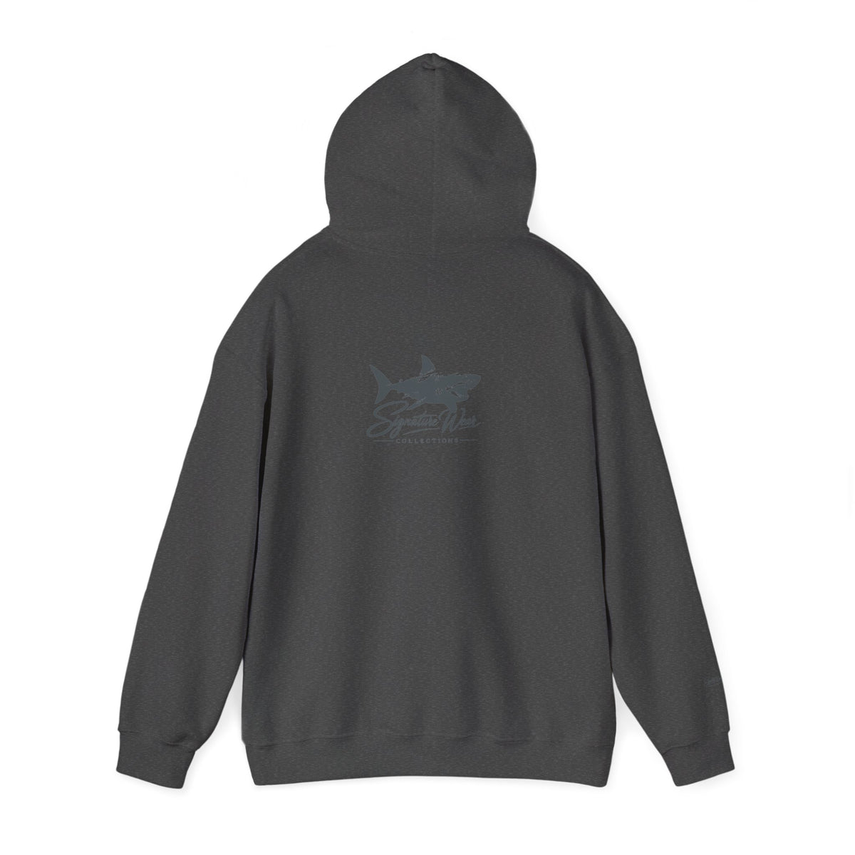 Shark Logo Hoodie — "Signature Wear" Graphic Pullover | White, Black & More