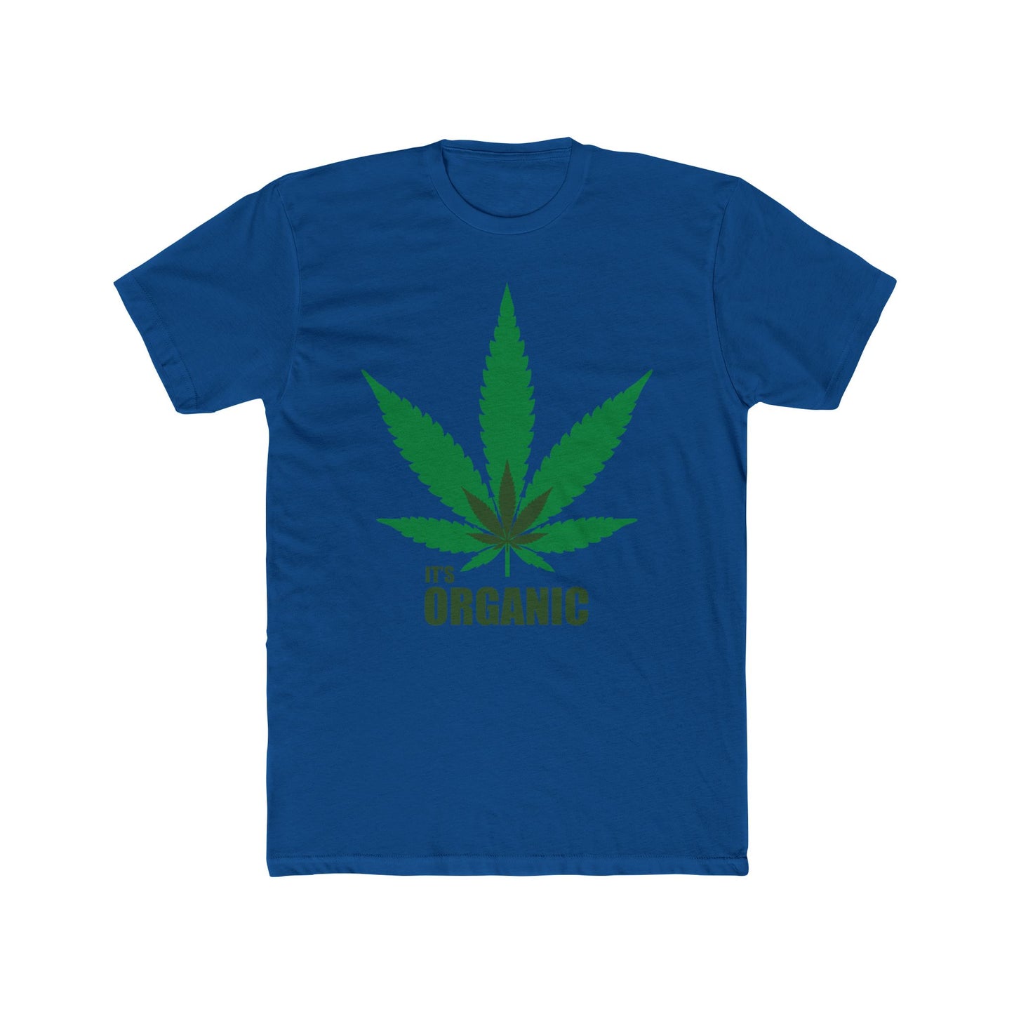 Organic Cannabis Leaf Tee — "It's Organic" Graphic T-Shirt