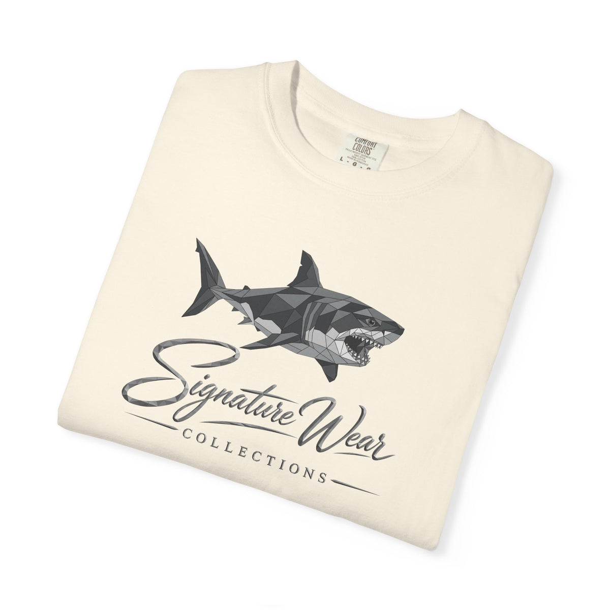 Signature Wear Shark Graphic T-Shirt — White, Black & More Colors