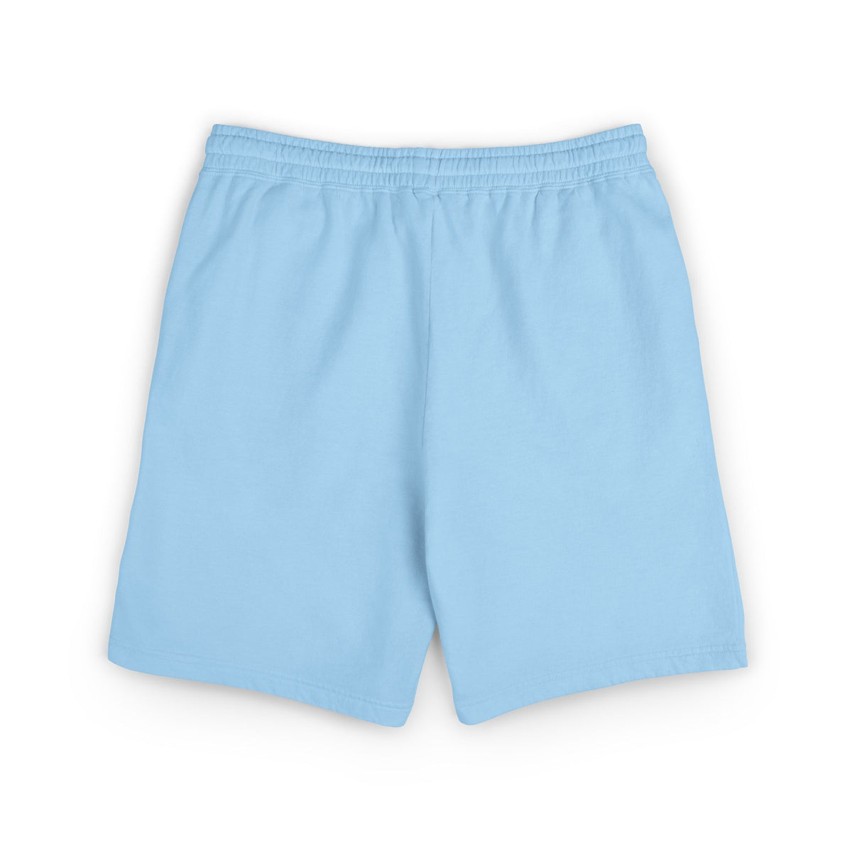 Fleece Sweat Shorts — Garment-Dyed UME Dark Grey Logo All-Over Print