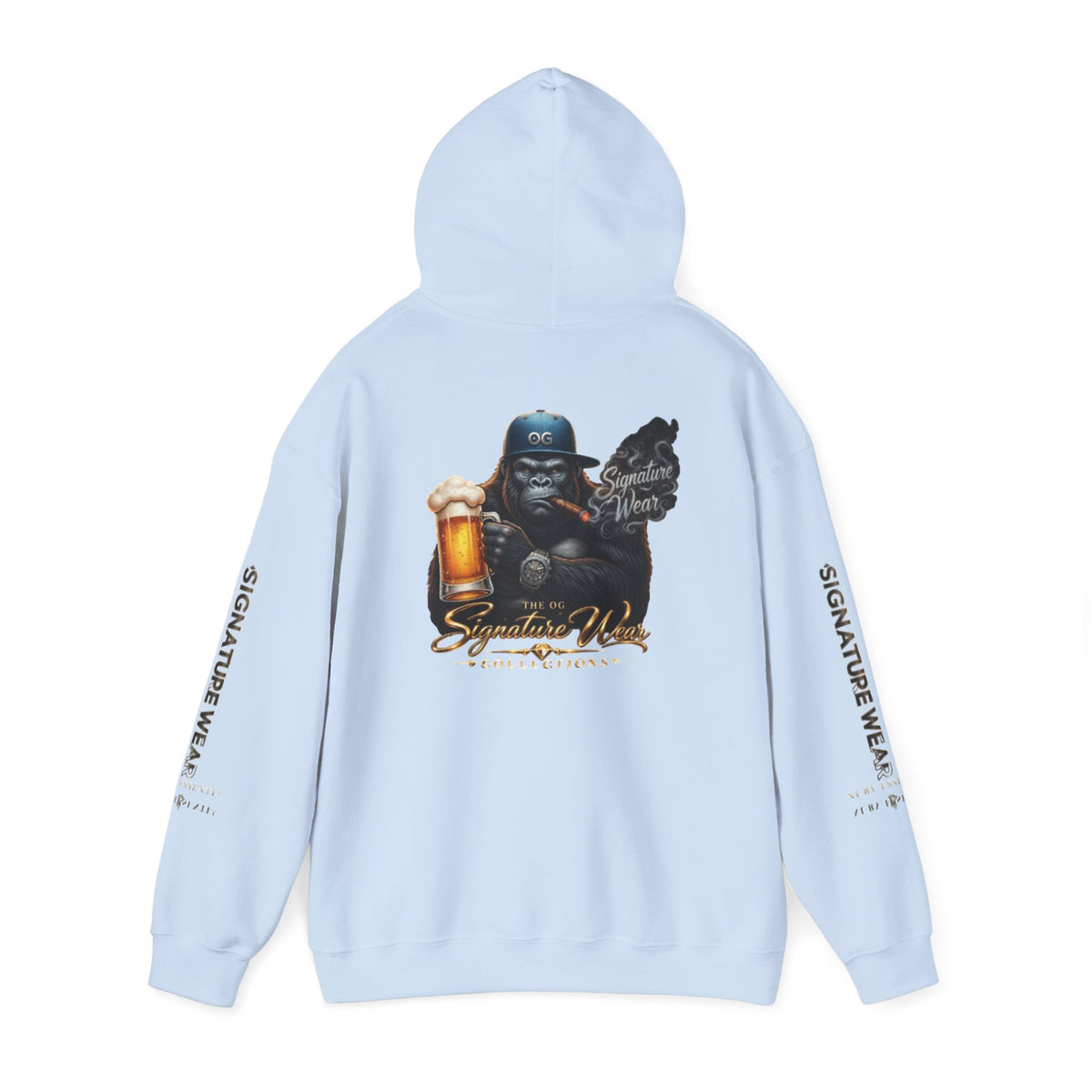Signature Wear Gorilla Graphic Hoodie — Black, White, Sand & More
