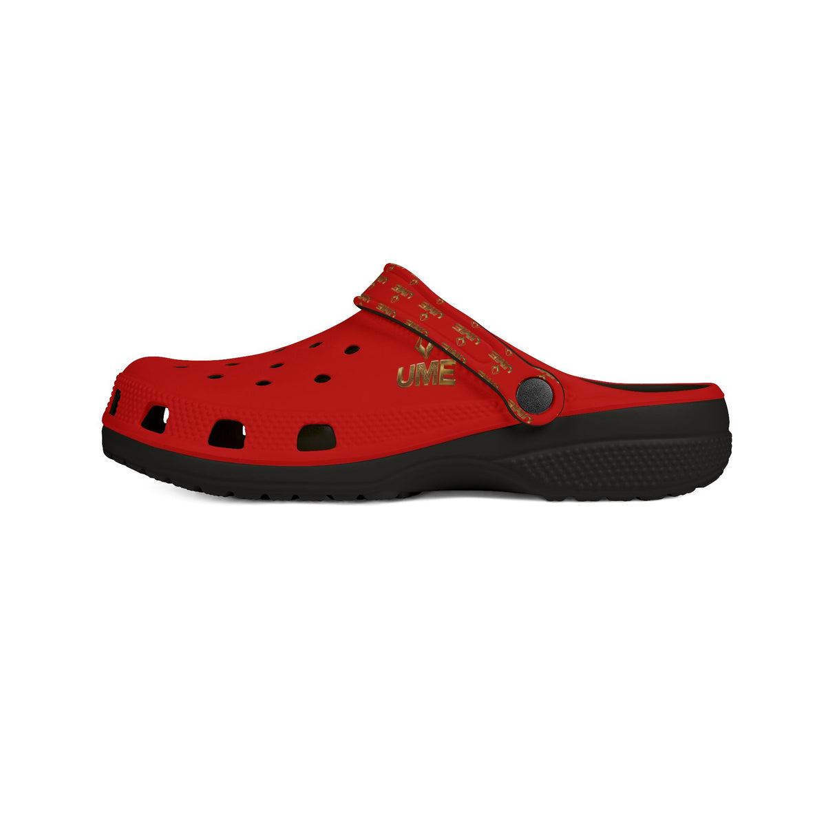 Red All-Over Print EVA Foam Clogs — Slip-On Shoes