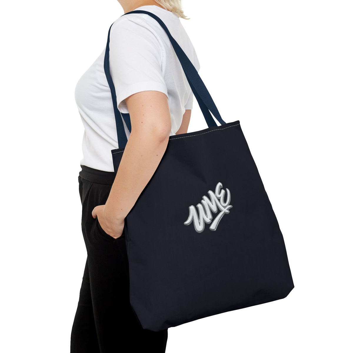 Tote Bag — UME White Logo Streetwear Carryall